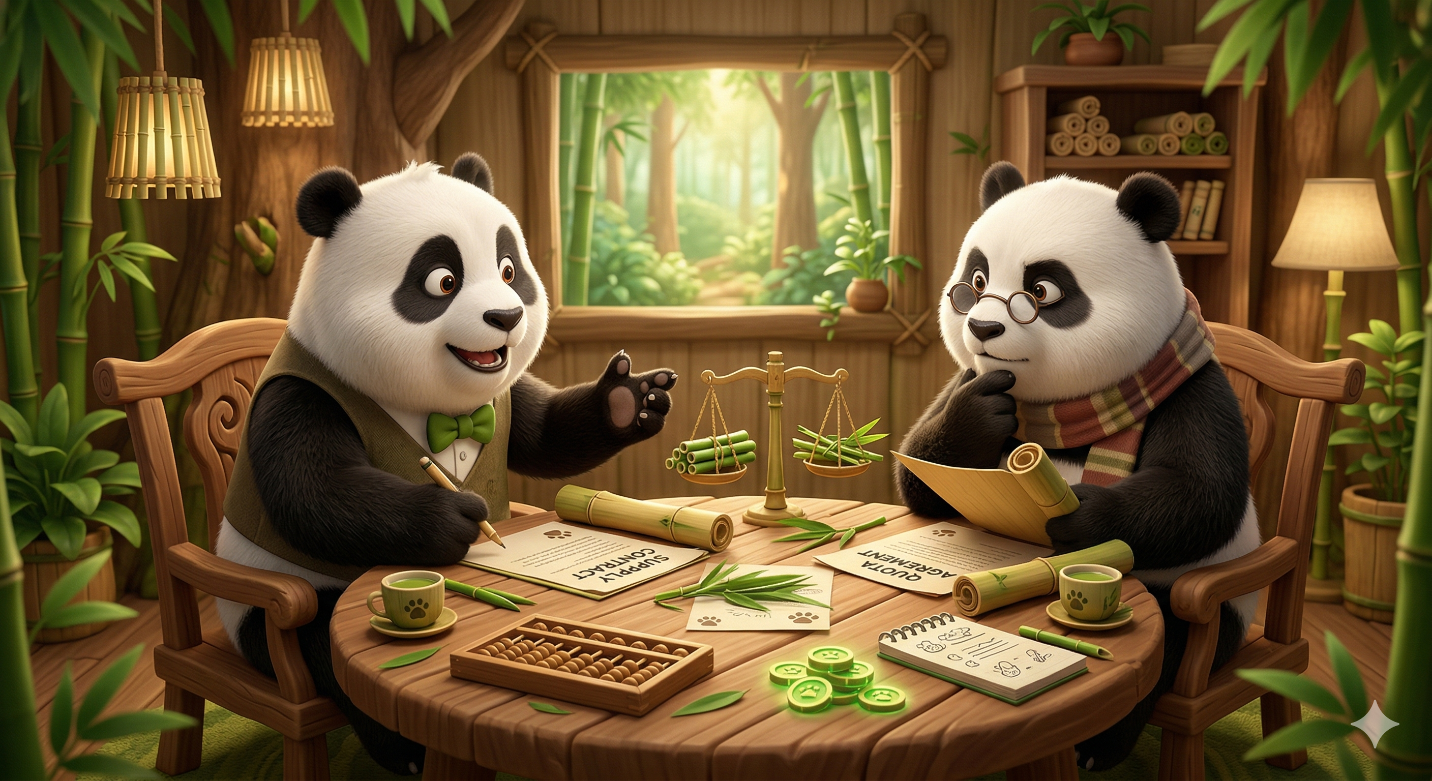 pandas negotiating